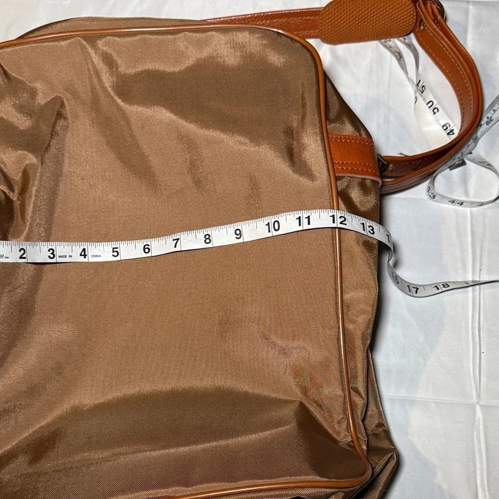 Vintage Samsonite Shoulder Messenger Luggage Bag Tan Brown